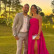 Neymar ao lado de Bruna Biancardi em casamento