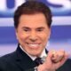 Silvio Santos apresentando seu programa no SBT