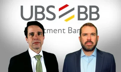 Anderson Brito, chefe do banco de investimento do UBS BB, e Samy Podlubny, chefe da área de dívida do UBS BB