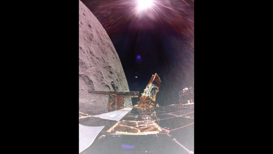 Sonda Blue Ghost se aproxima da Lua e captura imagens impressionantes