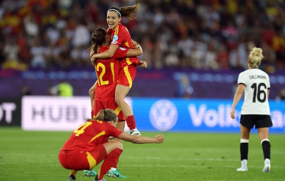 Aitana decide, Espanha supera a Alemanha e chega a sua primeira final da Eurocopa feminina