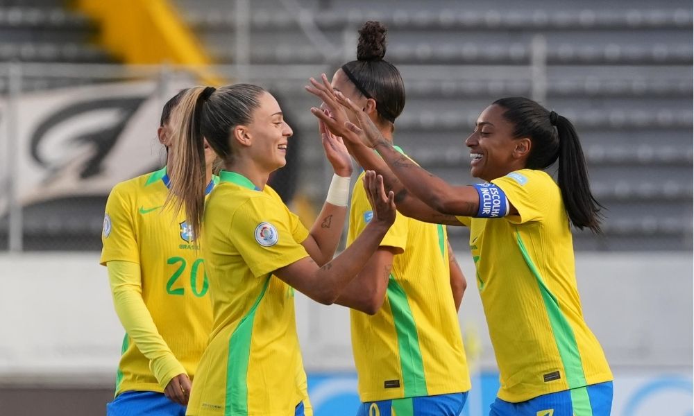 Com hat-trick de Kerolin, Brasil vence Bolívia por 6 a 0 na Copa América feminina