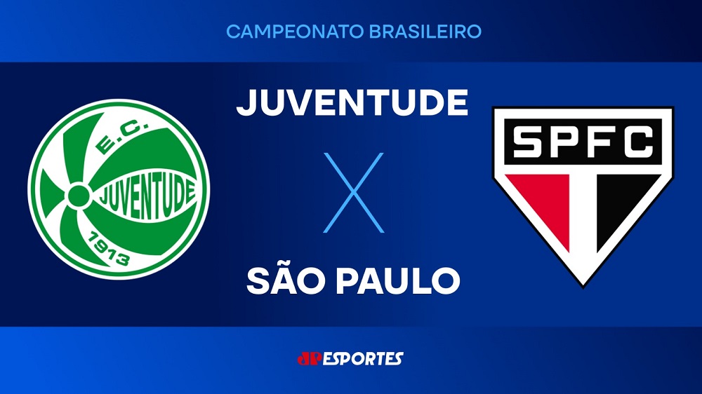Confira a transmissão da Jovem Pan do jogo entre Juventude e São Paulo