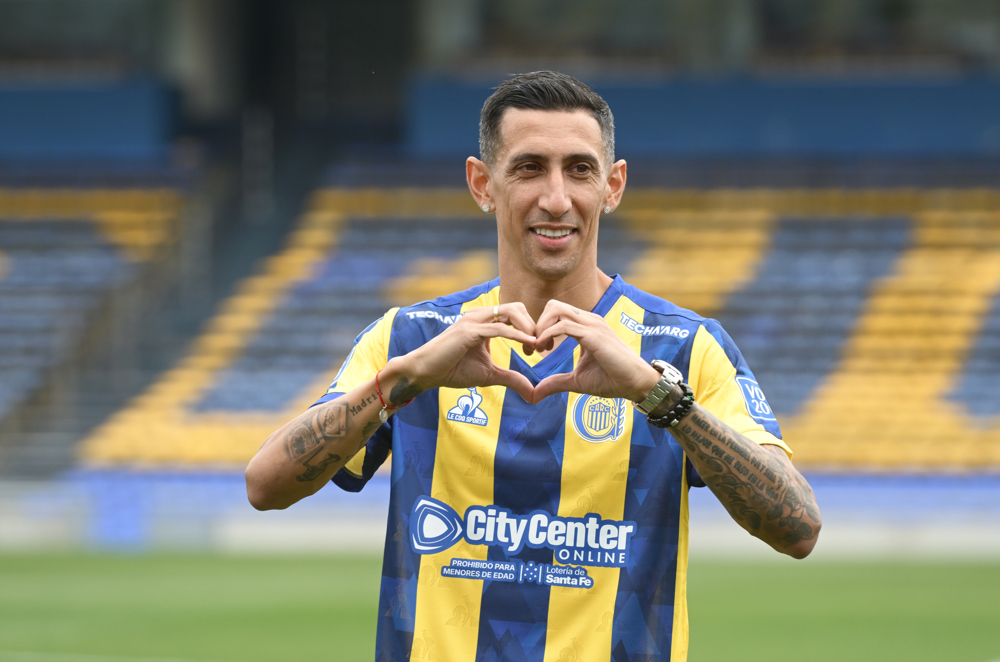 Di María é apresentado no Rosario Central para último grande capítulo de sua carreira