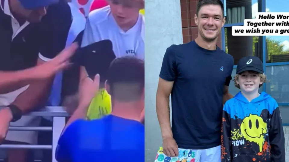 Tenista reencontra criança que teve boné ‘roubado’ por CEO milionário no US Open