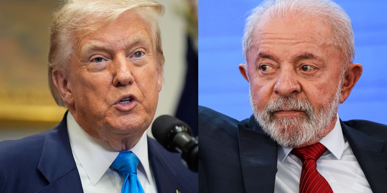 Lula conversa com Trump e pede fim de tarifaço a produtos brasileiros