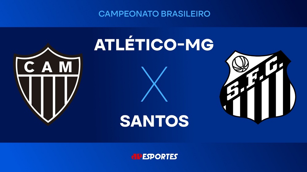 Atlético-MG x Santos: confira a transmissão da Jovem Pan ao vivo