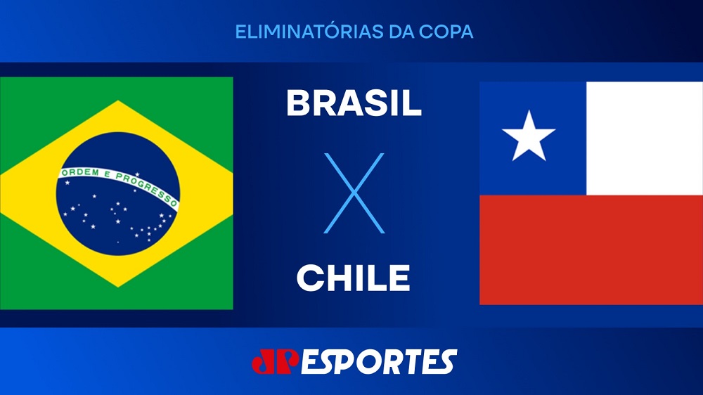 Brasil x Chile: confira a transmissão da Jovem Pan ao vivo