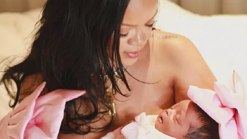 Rihanna anuncia o nascimento da terceira filha com A$AP Rocky
