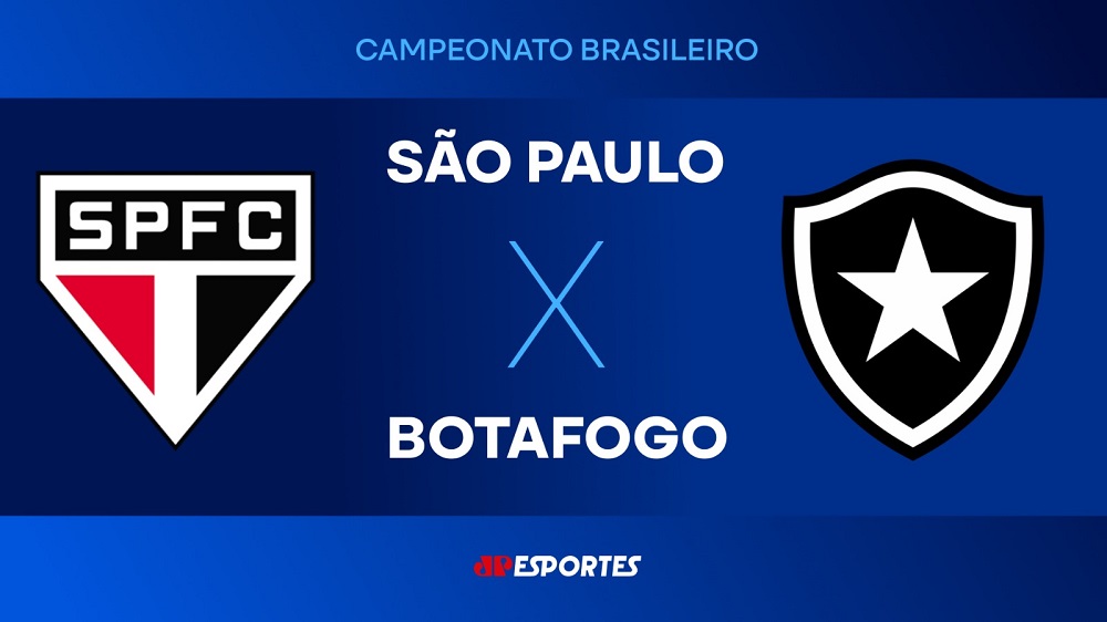 São Paulo x Botafogo: confira a transmissão da Jovem Pan ao vivo