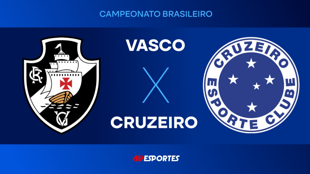 Vasco x Cruzeiro: confira a transmissão da Jovem Pan ao vivo