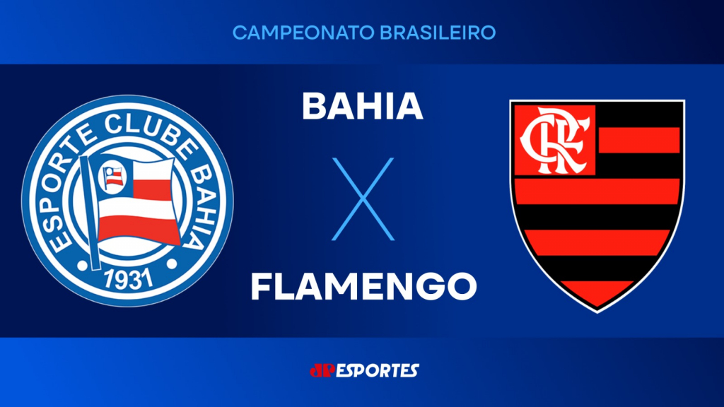 Bahia x Flamengo: confira a transmissão da Jovem Pan ao vivo