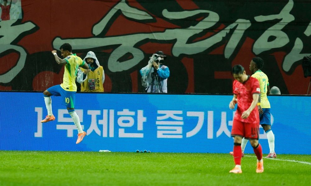 Brasil goleia Coreia do Sul em amistoso preparatório para a Copa do Mundo