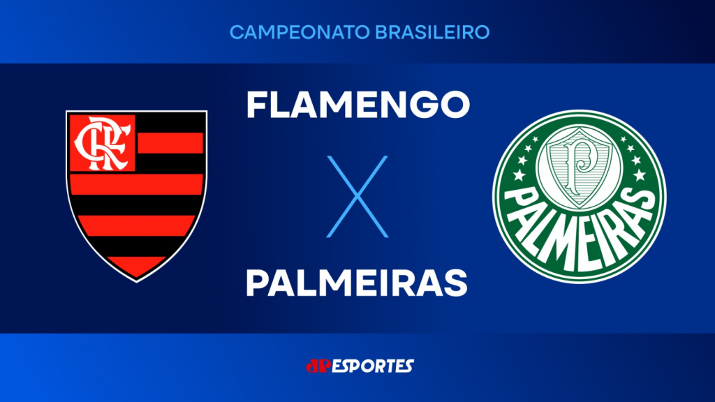 Confira a transmissão da Jovem Pan do jogo entre Flamengo x Palmeiras