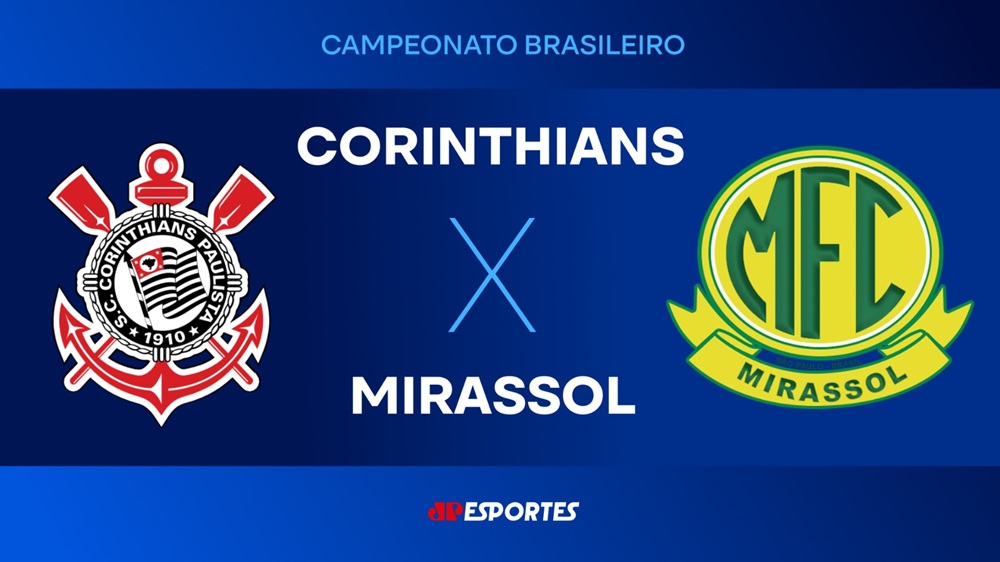 Corinthians x Mirassol: confira a transmissão da Jovem Pan ao vivo