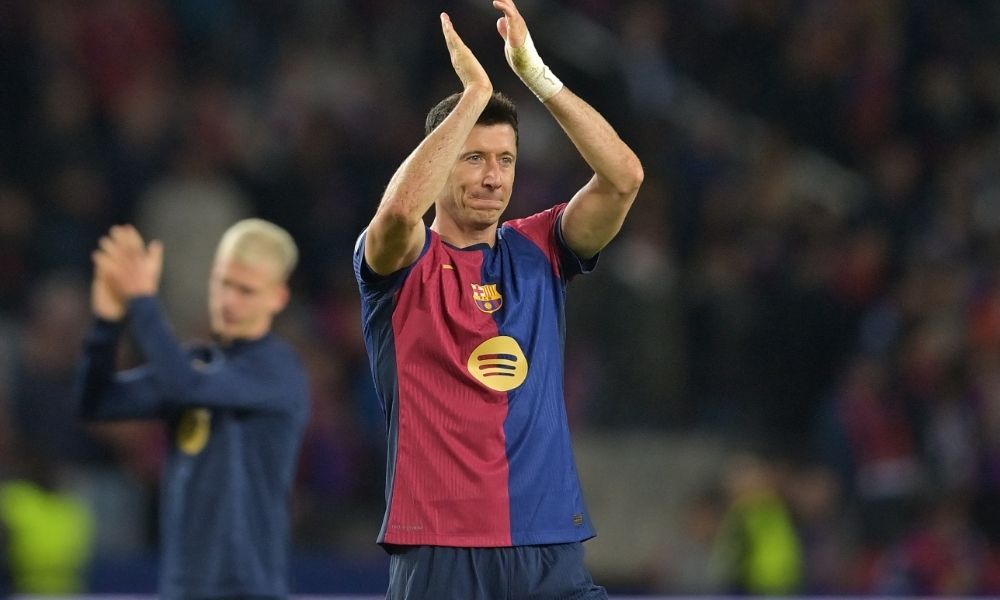 Lewandowski sofre lesão na coxa e desfalca Barça no clássico contra Real Madrid