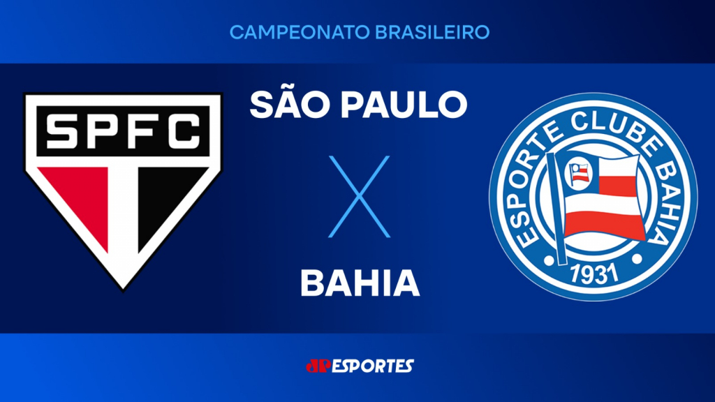 São Paulo x Bahia: confira a transmissão da Jovem Pan ao vivo