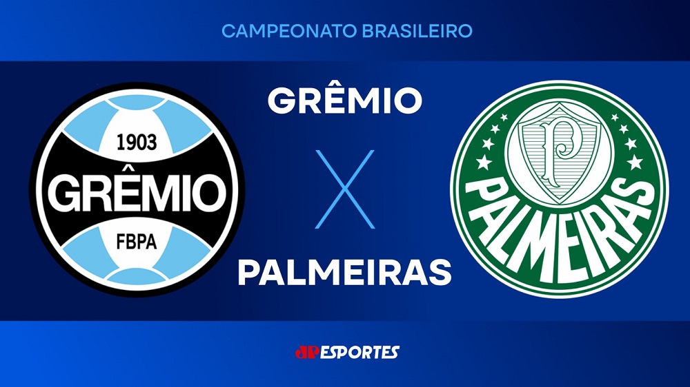 Grêmio x Palmeiras: confira a transmissão da Jovem Pan ao vivo